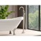 Castello Usa Neptune Freestanding Brushed Nickel Gooseneck Tub Filler Faucet with Float Handle CB-F04-BN-J0805 - alternate 2